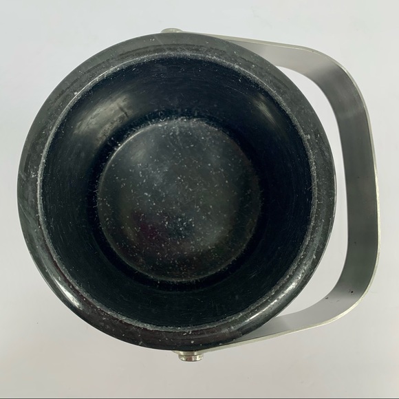 70s Georges Briard Rare MCM Marble Stainless Wine Chiller - Picture 8 of 10